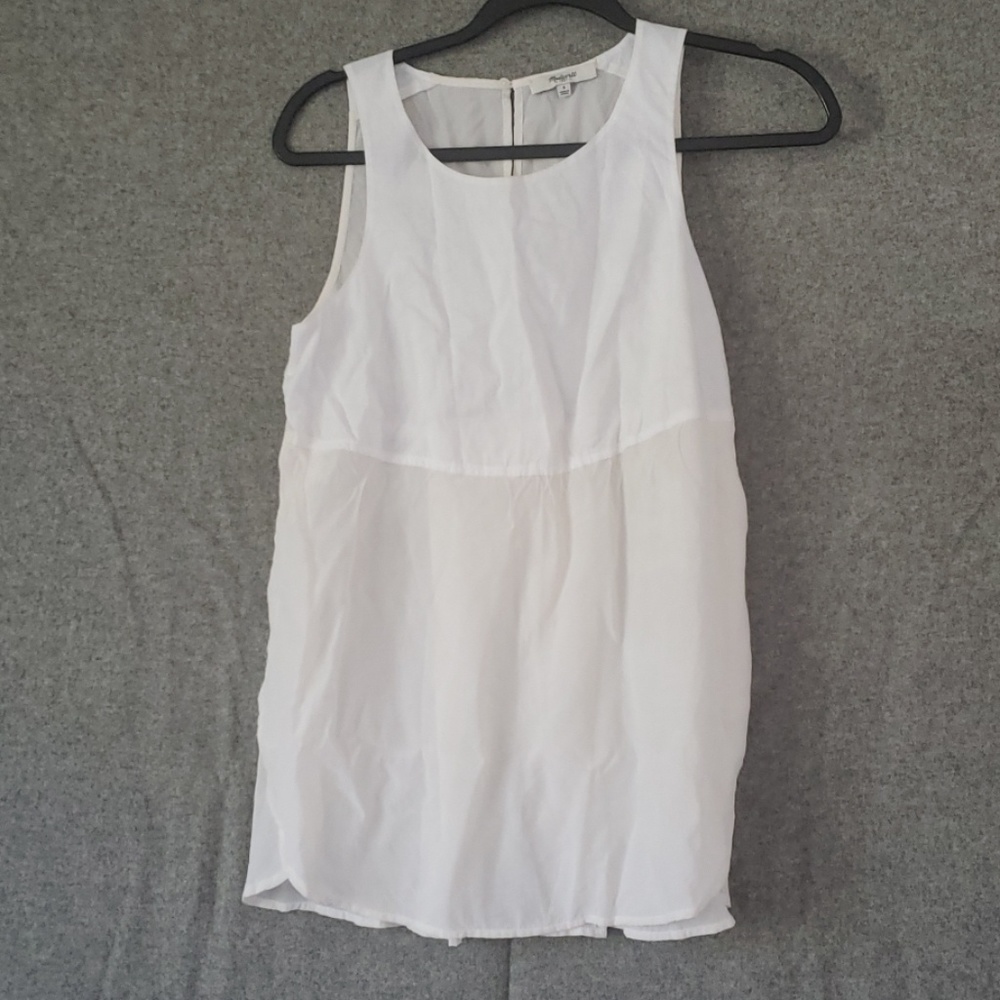 Madewell Sleeveless Mixed Media Tank Top